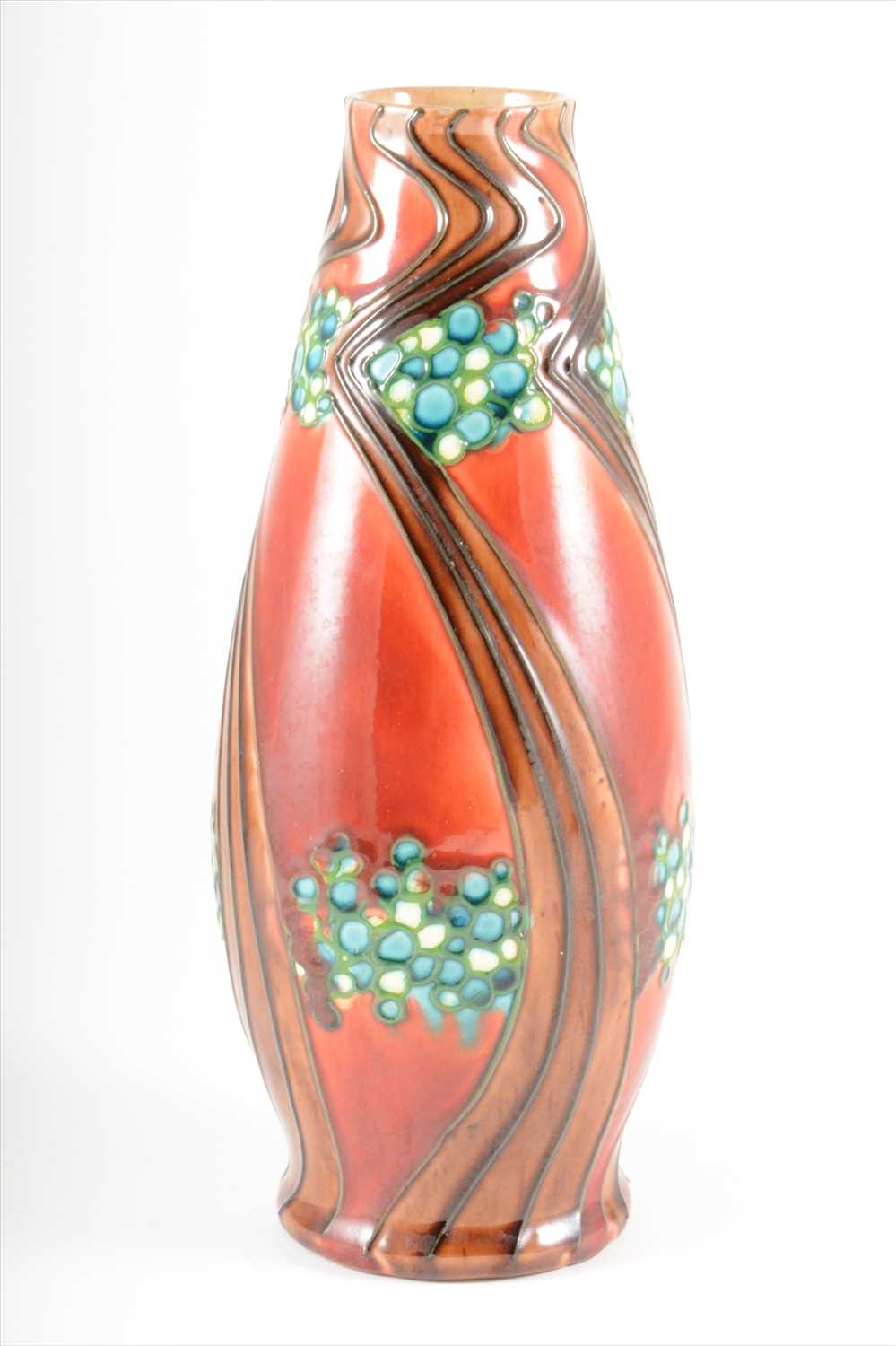 Lot 23 - A 'Secessionist' series vase, designed by John Wadsworth and Leon Solon for Minton.