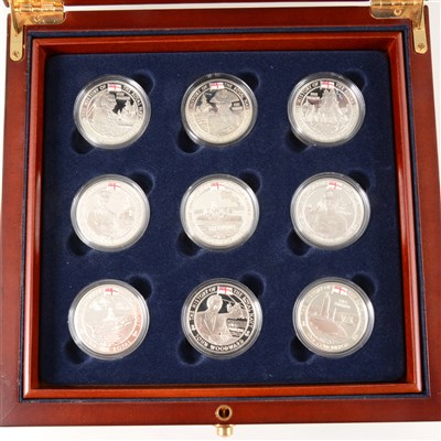 Lot 373 - Royal Mint History of the Royal Navy silver coin collection
