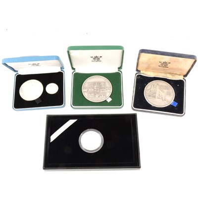 Lot 361 - Four Royal Mint silver medals