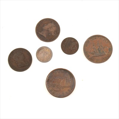 Lot 349 - Imperial copper coins: a small collection,...