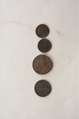 Lot 349 - Imperial copper coins: a small collection,...