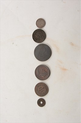 Lot 349 - Imperial copper coins: a small collection,...