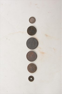 Lot 349 - Imperial copper coins: a small collection,...