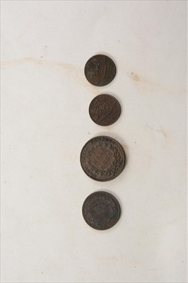 Lot 349 - Imperial copper coins: a small collection,...