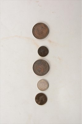 Lot 349 - Imperial copper coins: a small collection,...