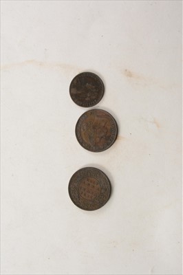 Lot 349 - Imperial copper coins: a small collection,...