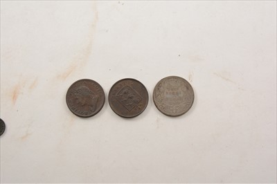 Lot 349 - Imperial copper coins: a small collection,...