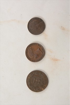 Lot 349 - Imperial copper coins: a small collection,...