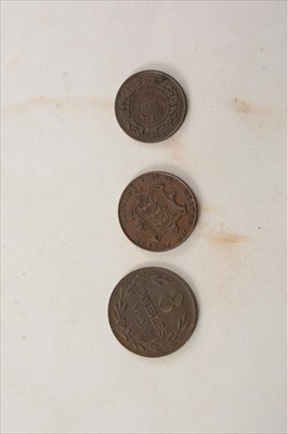 Lot 349 - Imperial copper coins: a small collection,...