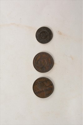 Lot 349 - Imperial copper coins: a small collection,...