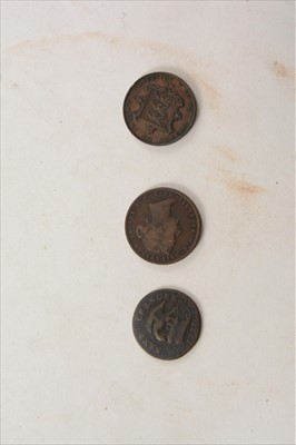 Lot 349 - Imperial copper coins: a small collection,...