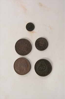 Lot 349 - Imperial copper coins: a small collection,...