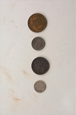 Lot 349 - Imperial copper coins: a small collection,...