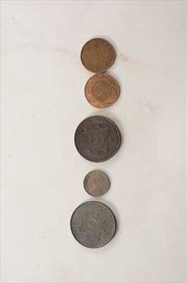 Lot 349 - Imperial copper coins: a small collection,...