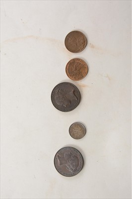 Lot 349 - Imperial copper coins: a small collection,...