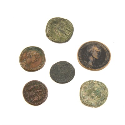 Lot 325 - Collection of Roman copper coins, Augustus,...