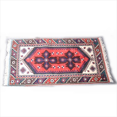 Lot 573 - Small Persian pattern rug