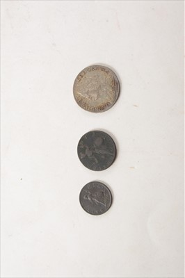 Lot 330 - George III Lima silver Half Crown, 1745; Lima...