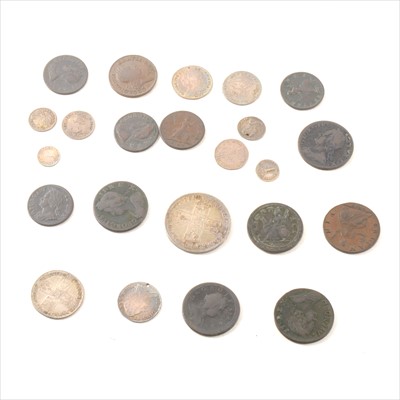 Lot 330 - George III Lima silver Half Crown, 1745; Lima...