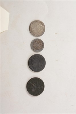 Lot 330 - George III Lima silver Half Crown, 1745; Lima...