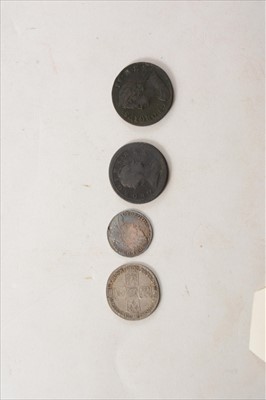 Lot 330 - George III Lima silver Half Crown, 1745; Lima...