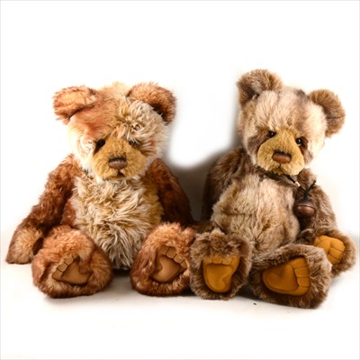 Lot 177 - Charlie Bears, "Tony", 52cm, and "Bracken" 54cm, both with name tags.