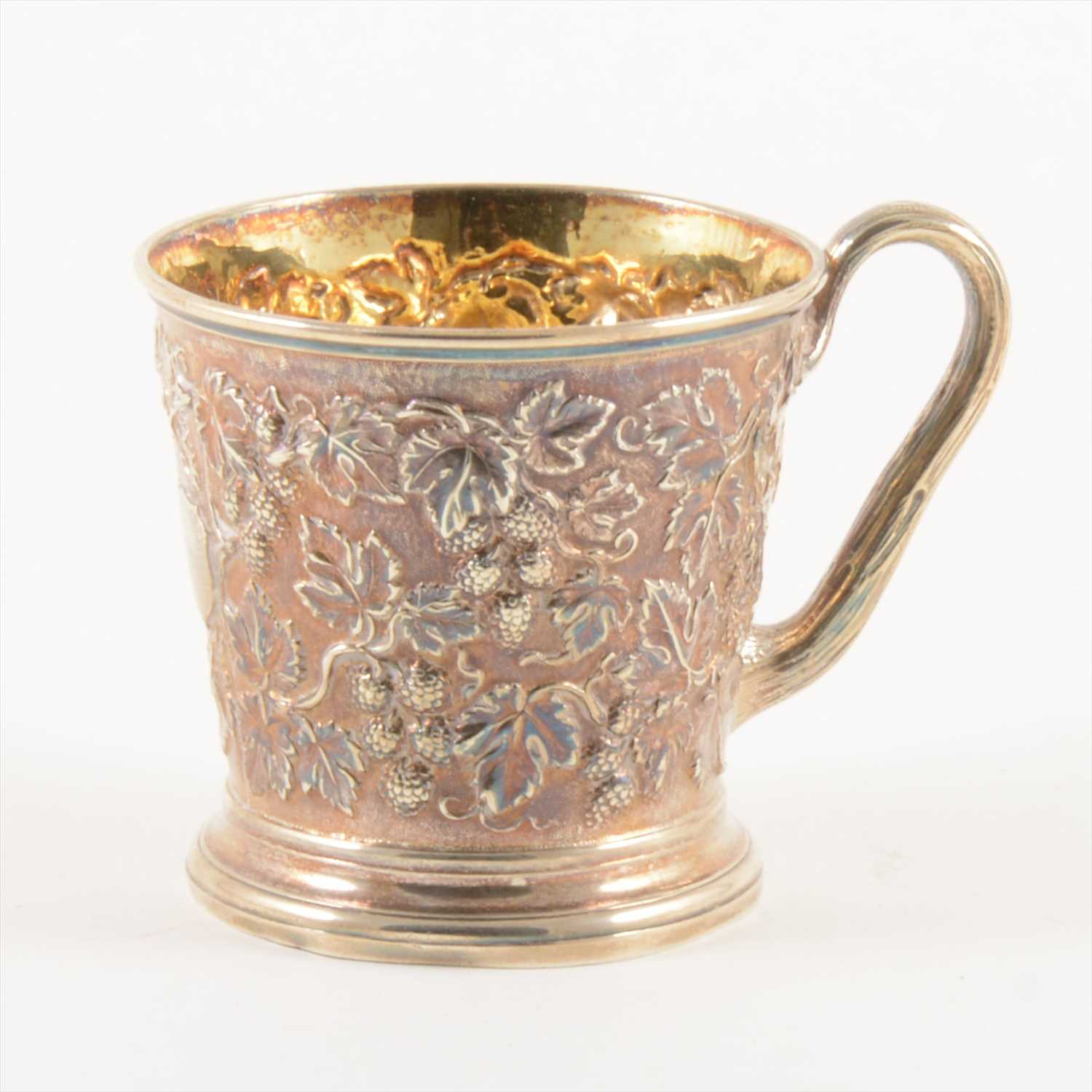 Lot 628 - Victorian silver mug, John Samuel Hunt, London 1861