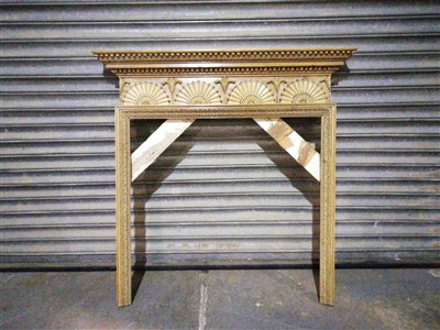Lot 448 - Pine chimney-piece, in the Neo-classical style