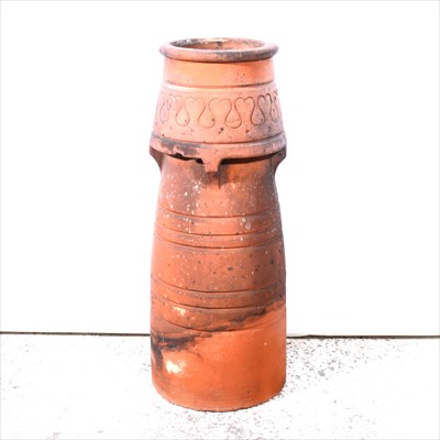 Lot 526 - An Arts & Crafts style terracotta chimney pot,...