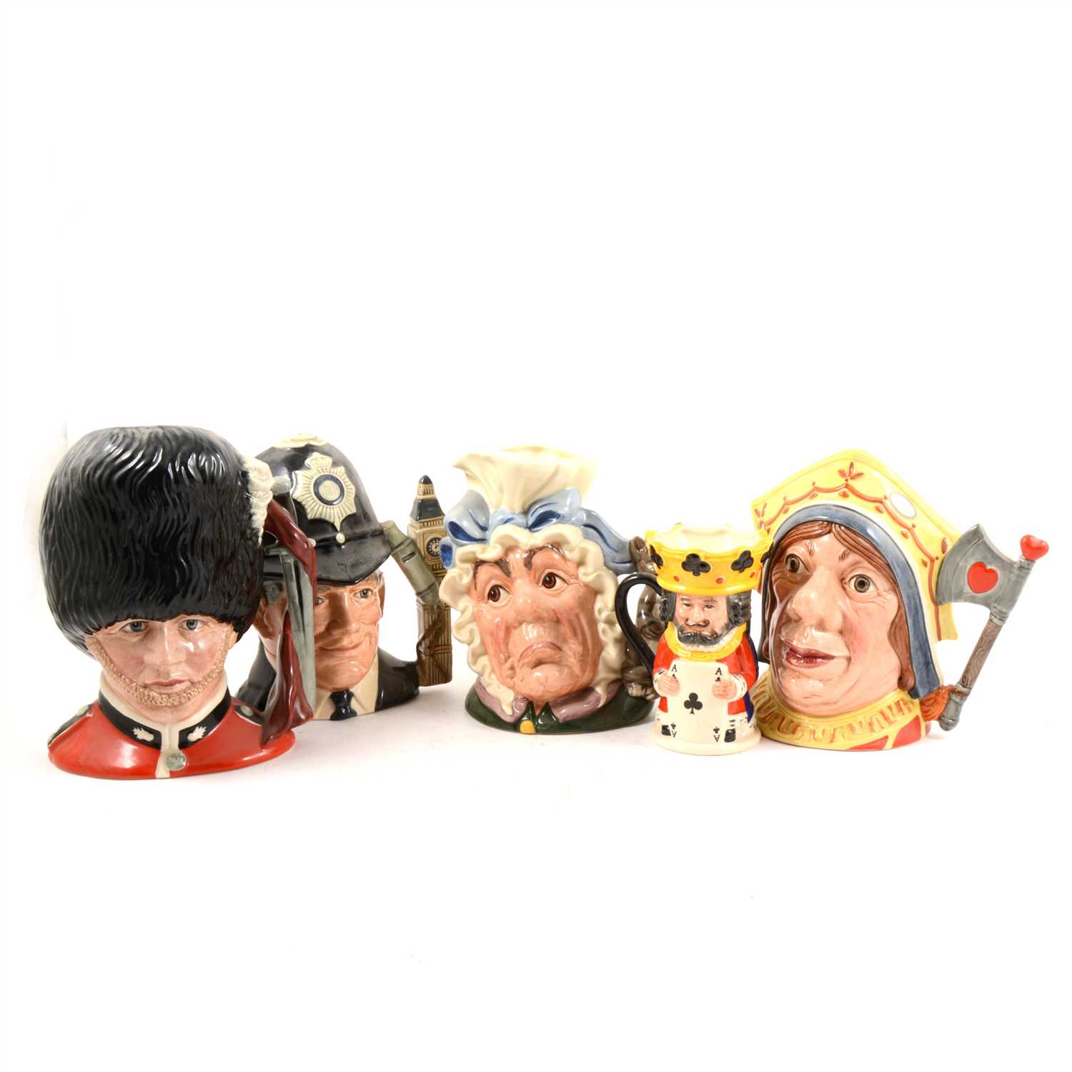 Lot 51 - A collection of Royal Doulton character jugs, ...