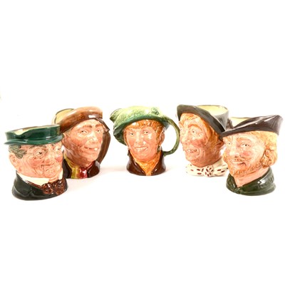 Lot 64 - A collection of Royal Doulton character jugs, ...