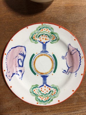 Lot 160 - A collection of Nursery Ware by Susie Cooper, circa 1930