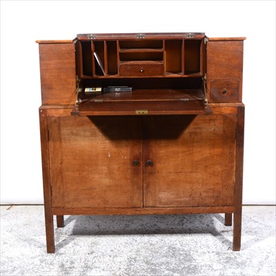 Lot 506 - An Arts & Crafts inspired stained wood and...