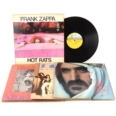 Lot 665 - Frank Zappa; four vinyl LP records, Hot Rats, Sheik Yerbouti, Chuna's Revenge and Zappa Zoot Allures.