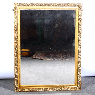 Lot 481 - A contemporary gilt frame wall mirror, ...