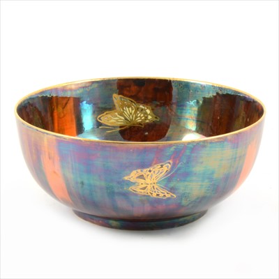 Lot 15 - Wilkinson butterfly lustre bowl