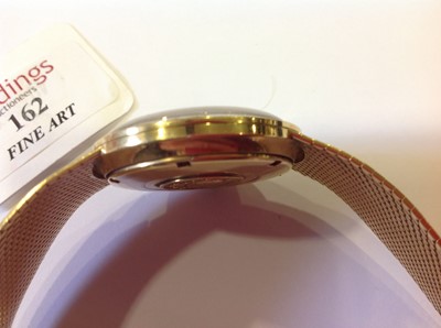 Lot 162 - Omega –  a gentleman's 18 carat yellow gold  Automatic Constellation Chronometer wrist watch.
