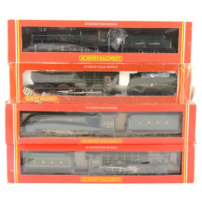 Lot 49 - Four Hornby OO gauge model railway locomotives, including 'The Fitzwilliam'