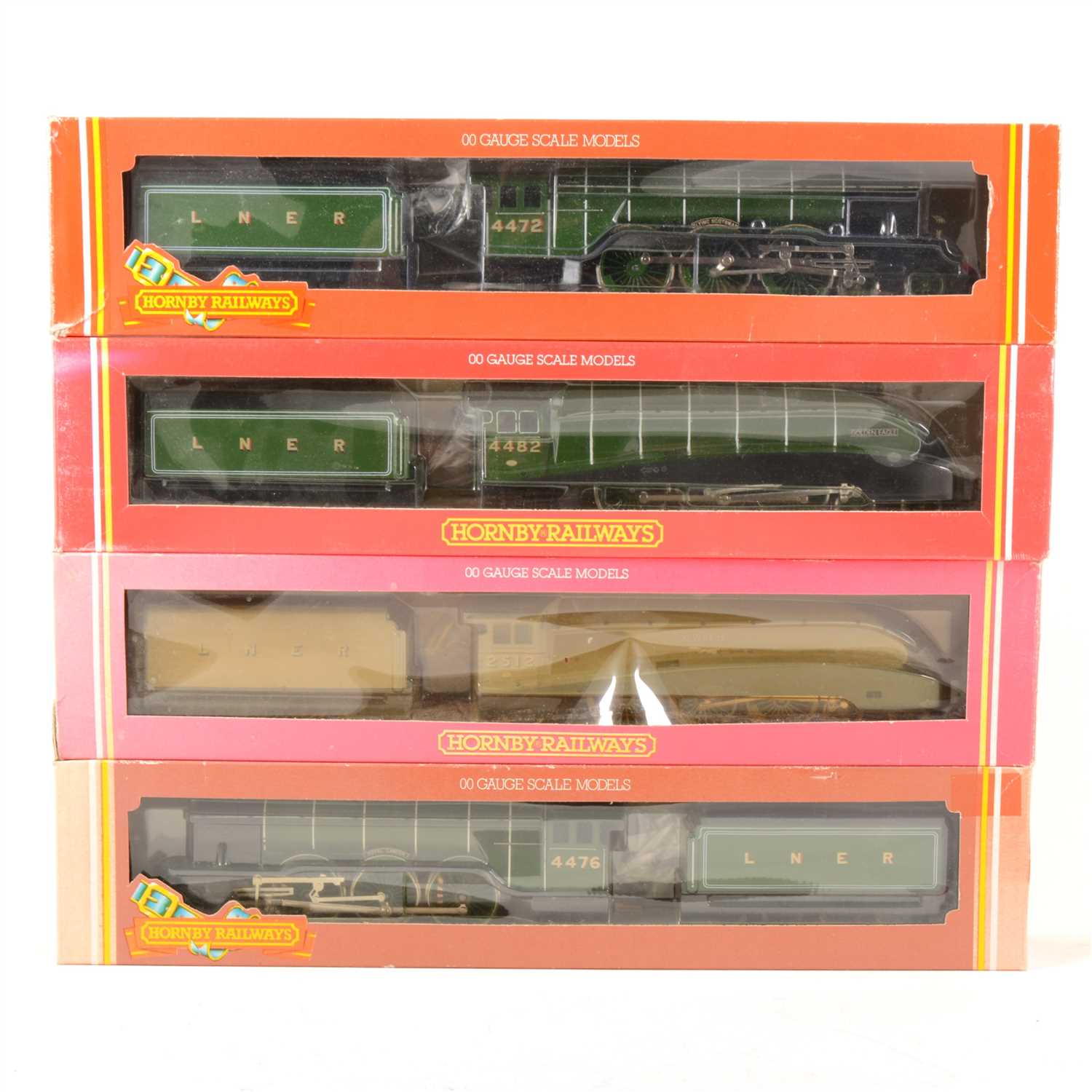 Lot 55 - Four Hornby OO gauge model railway locomotives, including 'Golden Eagle'