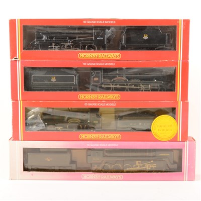 Lot 60 - Four Hornby OO gauge model railway locomotives, including 'Evening Star'