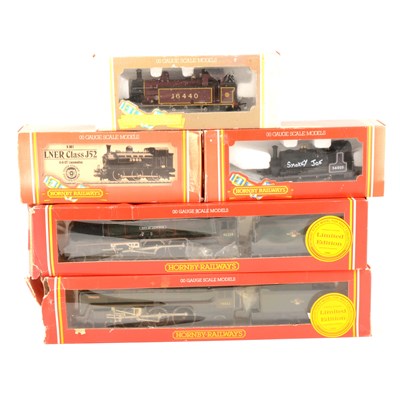 Lot 51 - Five Hornby OO gauge model railway locomotives, including 'Tennyson'