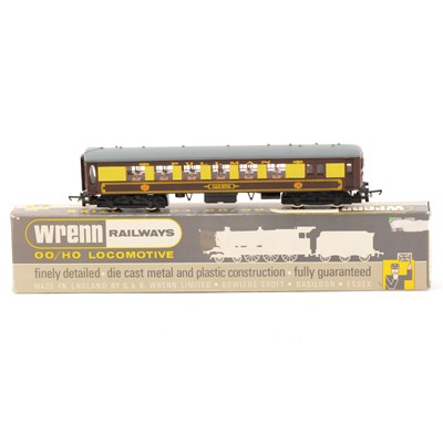 Lot 163A - Wrenn OO gauge model railway passenger coach; W3007 Pullman non powered Brighton Belle motor coach no.91