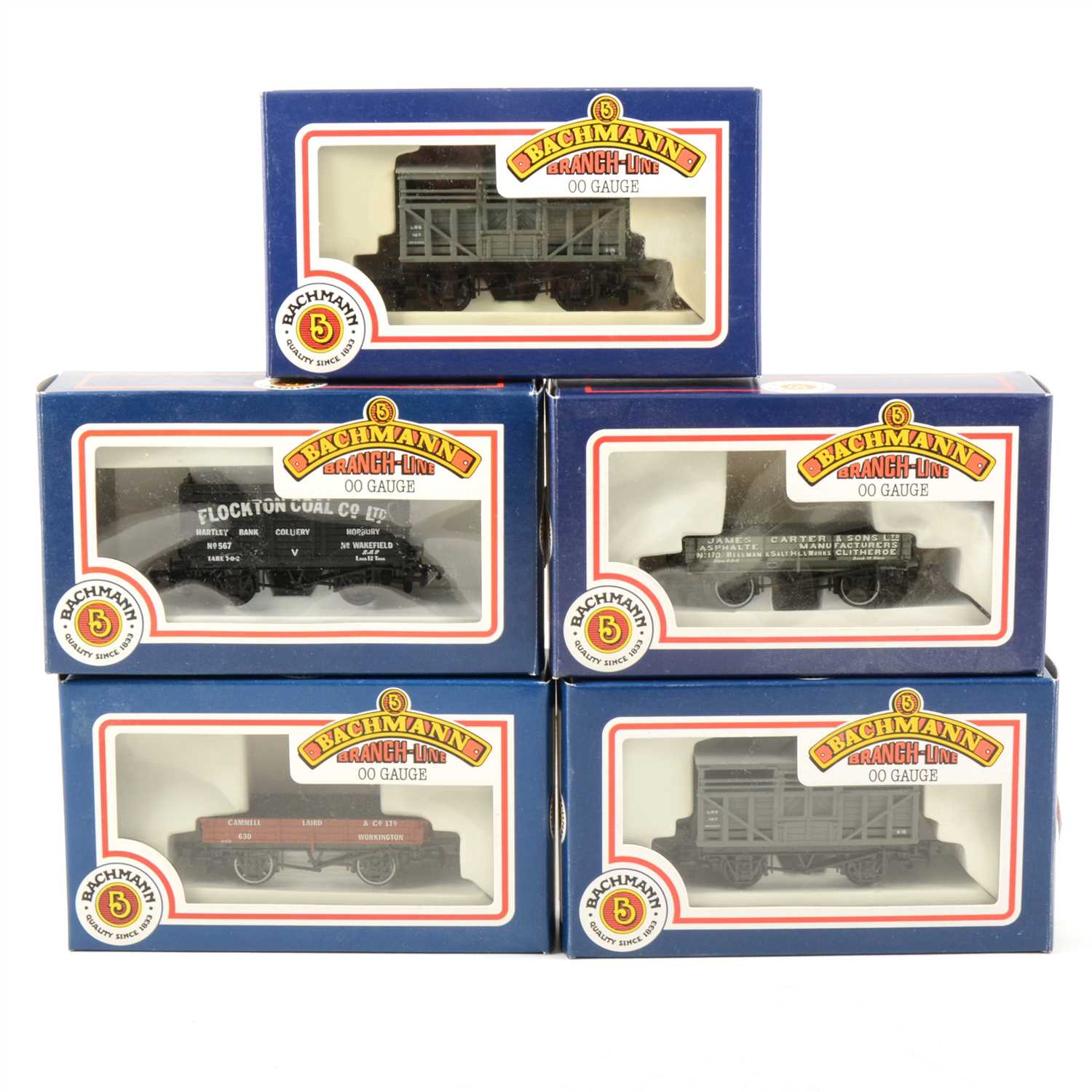Lot 35 - Sixteen Bachmann OO gauge model railway wagons; all boxed.