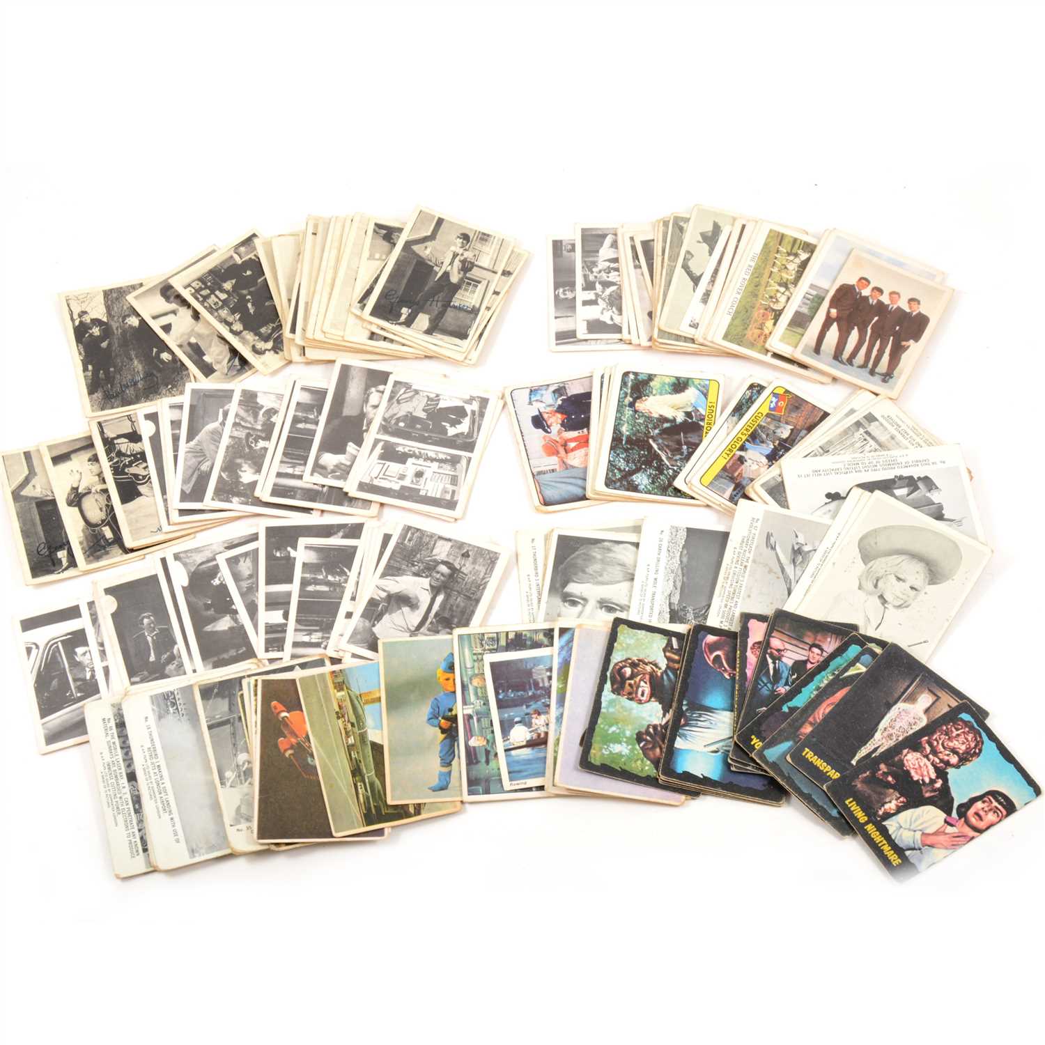 Lot 644 - Trading cards; a good selection of part set gum cards including, 29x The Beatles by A&BC and others.