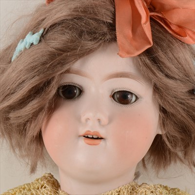 Lot 116 - Armand Marseille 'Floradora' bisque head doll, sleeping eyes, composition body, 58cm