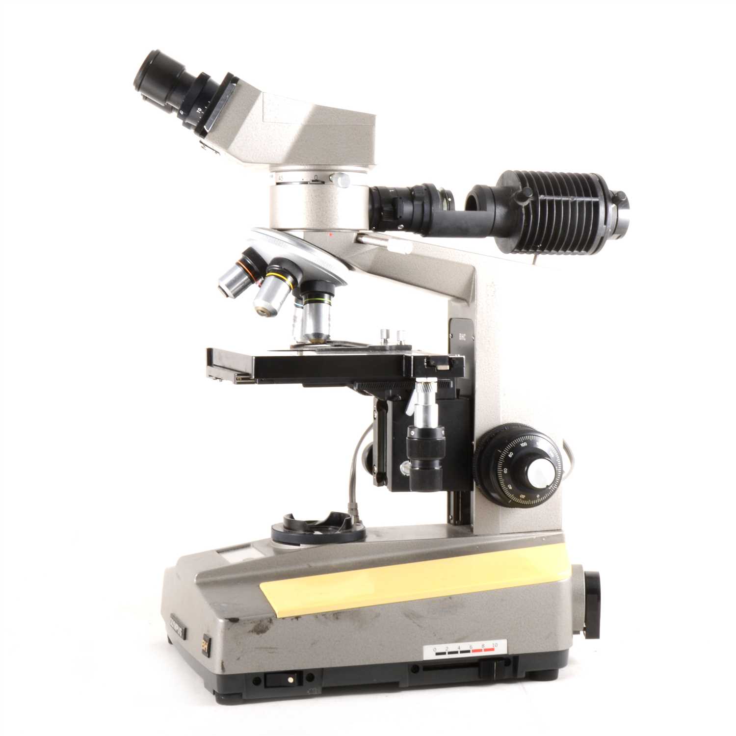 Lot 87 - Olympus BH microscope with power supply.