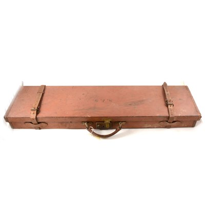 Lot 248 - Boss & Co leather gun case, 83.5cm