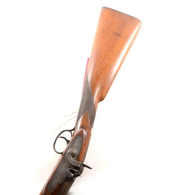 Lot 242 - Single barrel percussion rifle