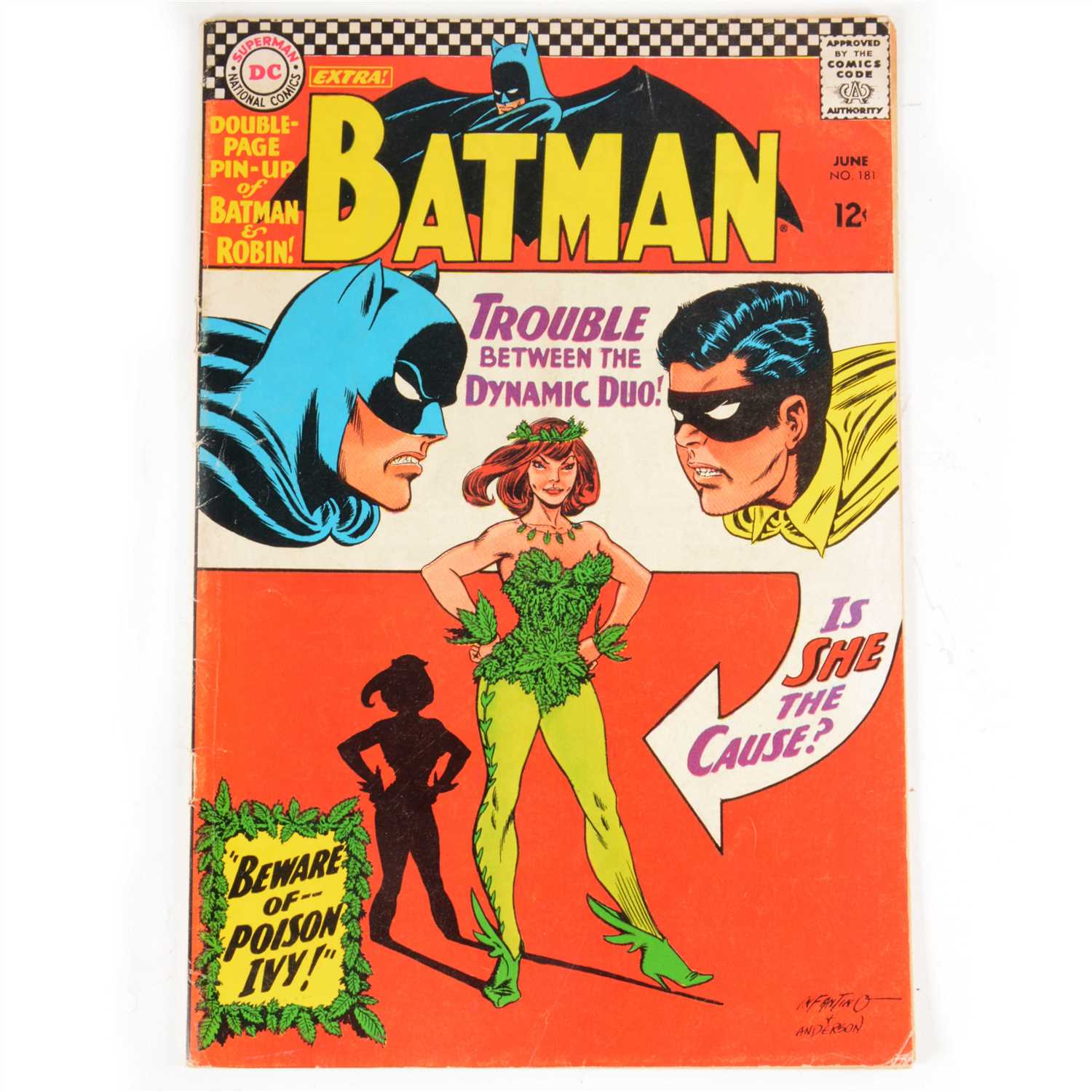 Lot 149 - Batman #181, DC Comics, 1966, first appearance of Poison Ivy.