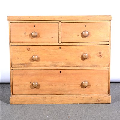 Lot 434 - Pine chest of drawers